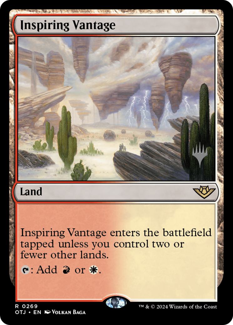 Inspiring Vantage (Promo Pack) [Outlaws of Thunder Junction Promos] | Grognard Games