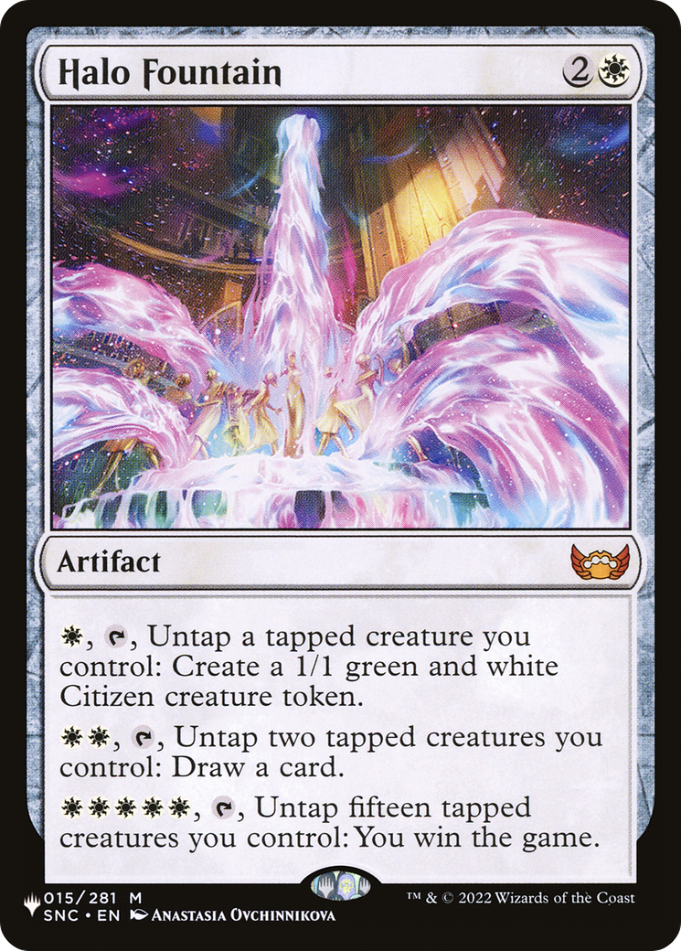 Halo Fountain [The List] | Grognard Games