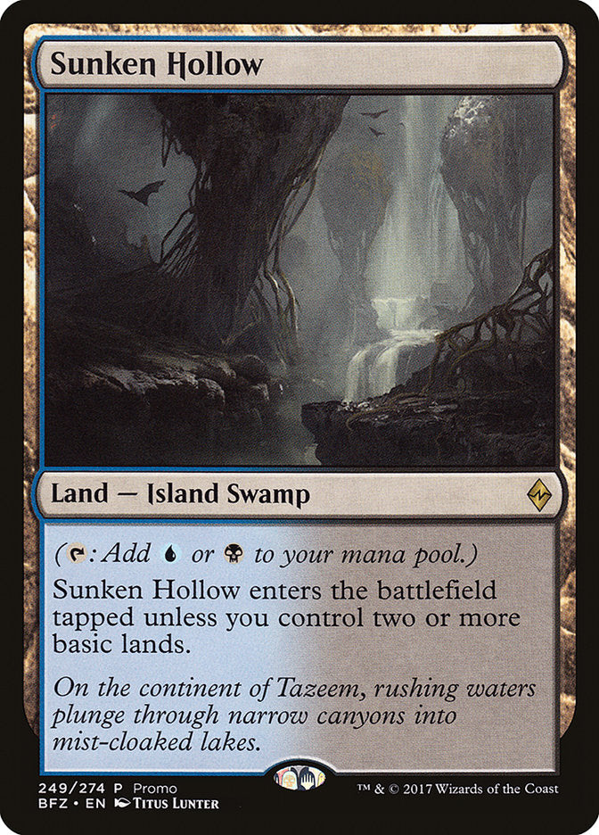 Sunken Hollow (Promo) [Standard Showdown Promos] | Grognard Games