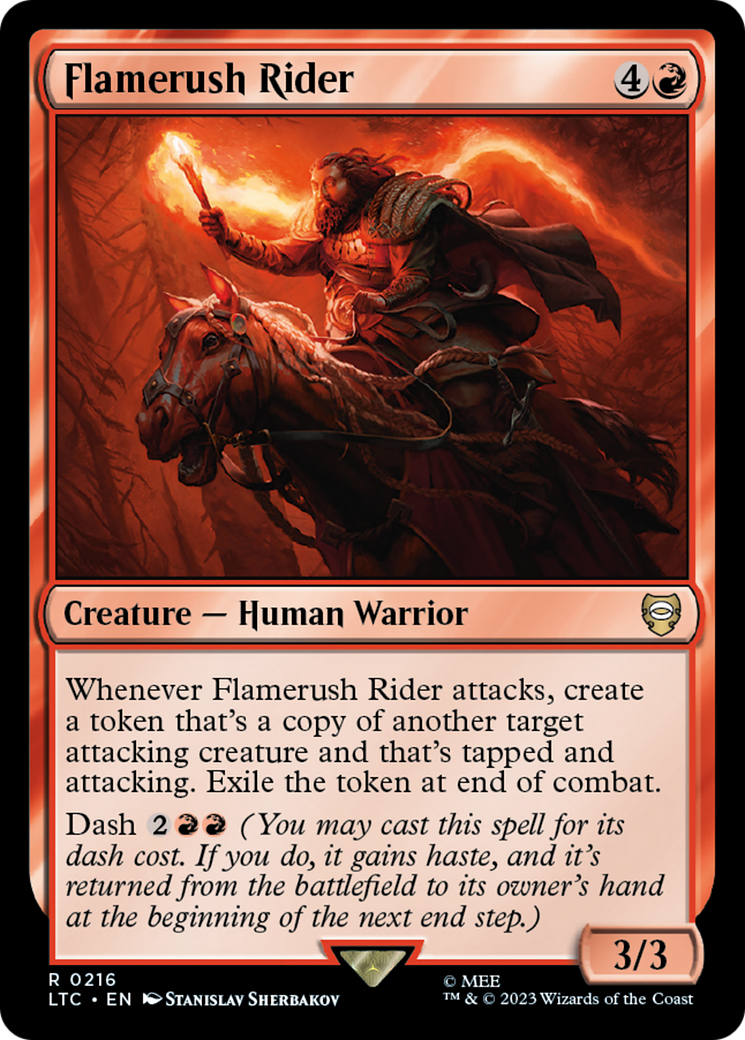 Flamerush Rider [The Lord of the Rings: Tales of Middle-Earth Commander] | Grognard Games