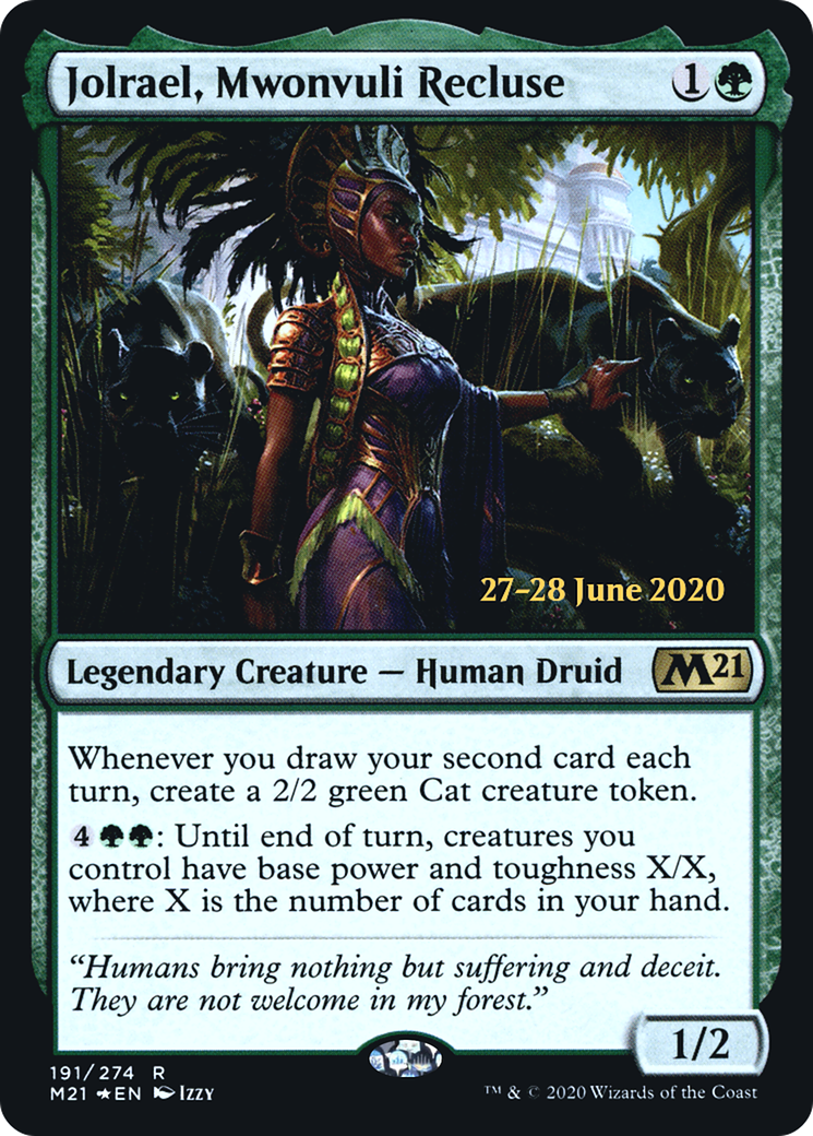 Jolrael, Mwonvuli Recluse  [Core Set 2021 Prerelease Promos] | Grognard Games
