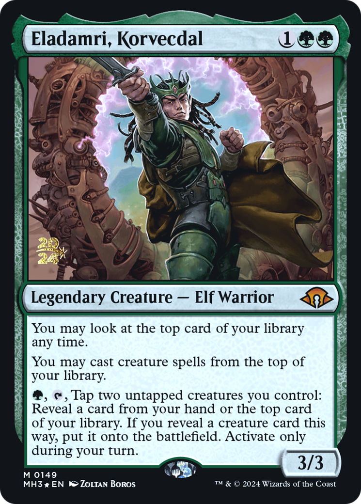 Eladamri, Korvecdal [Modern Horizons 3 Prerelease Promos] | Grognard Games