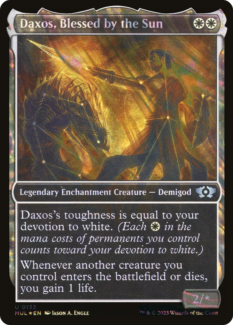 Daxos, Blessed by the Sun (Halo Foil) [Multiverse Legends] | Grognard Games