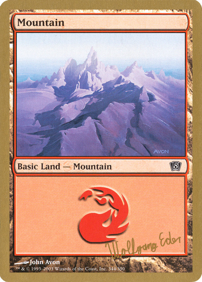 Mountain (Wolfgang Eder) [World Championship Decks 2003] | Grognard Games