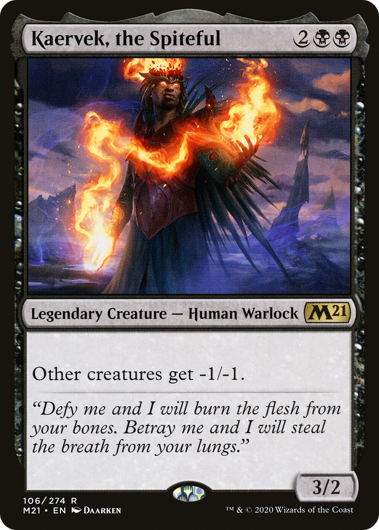 Kaervek, the Spiteful (M21-106) - Core Set 2021 | Grognard Games