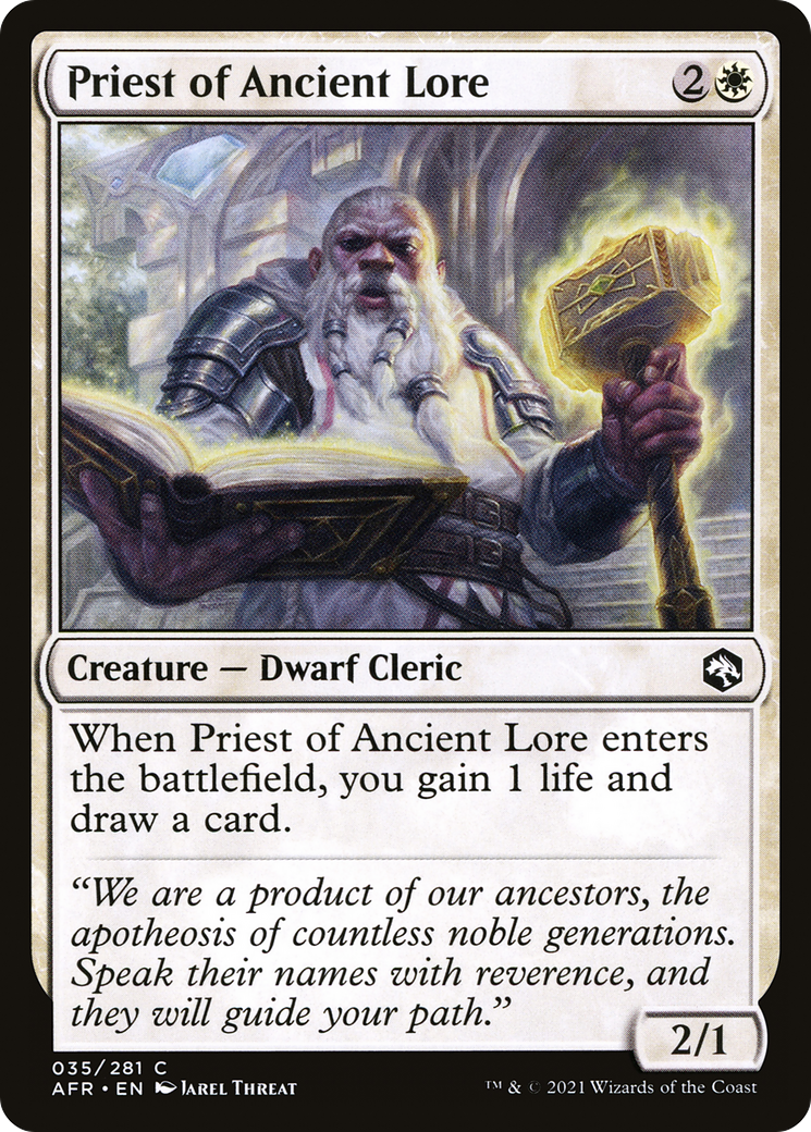 Priest of Ancient Lore [Dungeons & Dragons: Adventures in the Forgotten Realms] | Grognard Games