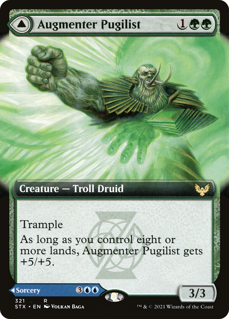 Augmenter Pugilist // Echoing Equation (Extended) [Strixhaven: School of Mages] | Grognard Games