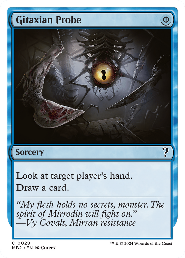 Gitaxian Probe (White Border) [Mystery Booster 2] | Grognard Games
