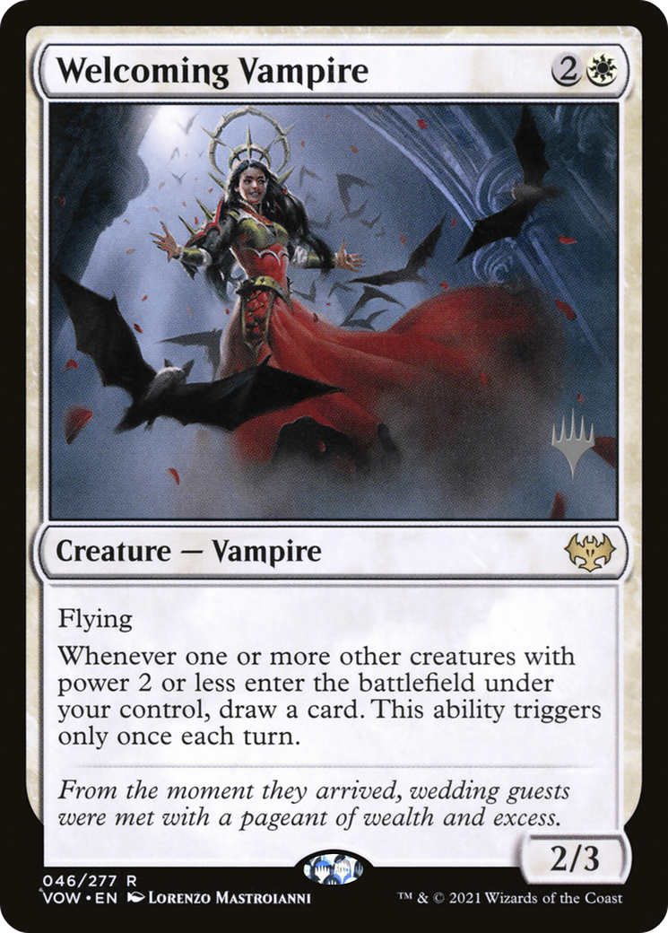 Welcoming Vampire (Promo Pack) [The Brothers' War Promos] | Grognard Games