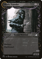 Shady Traveler // Stalking Predator (Showcase Equinox) [Innistrad: Midnight Hunt] | Grognard Games