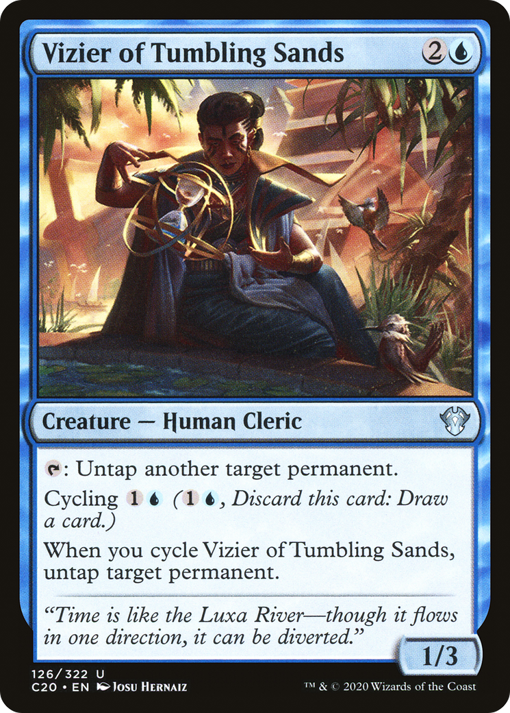 Vizier of Tumbling Sands [Commander 2020] | Grognard Games