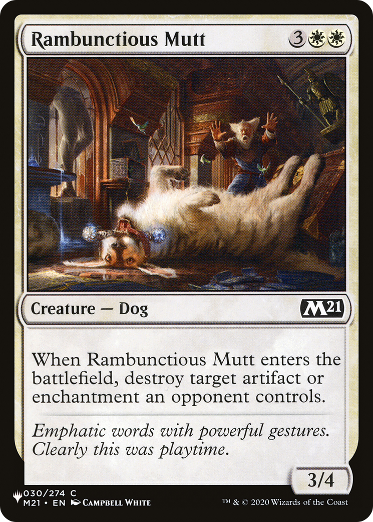 Rambunctious Mutt [The List Reprints] | Grognard Games