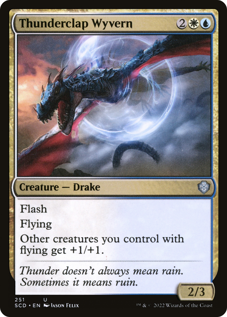 Thunderclap Wyvern [Starter Commander Decks] | Grognard Games