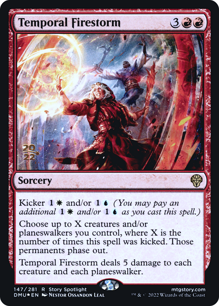 Temporal Firestorm [Dominaria United Prerelease Promos] | Grognard Games