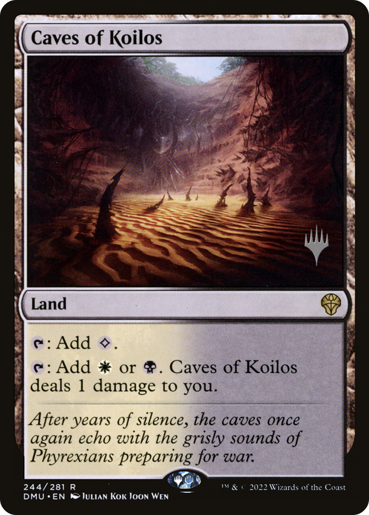 Caves of Koilos (Promo Pack) [Dominaria United Promos] | Grognard Games