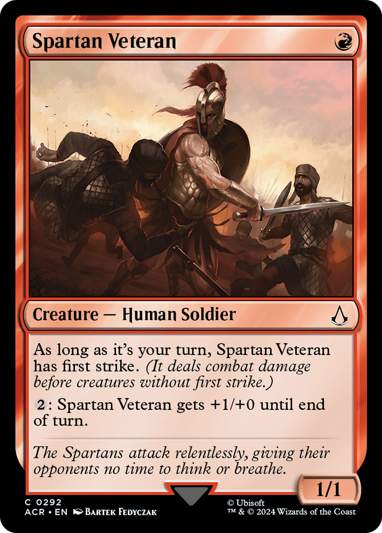Spartan Veteran (ACR-292) - Assassin's Creed Foil | Grognard Games