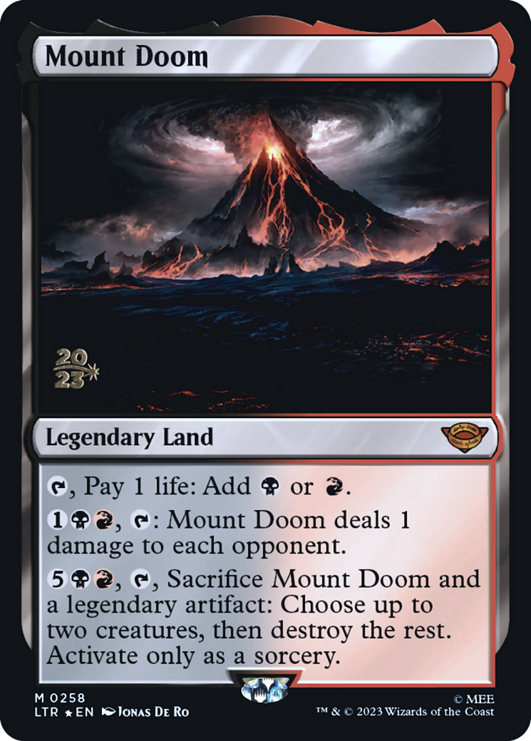 Mount Doom [The Lord of the Rings: Tales of Middle-Earth Prerelease Promos] | Grognard Games