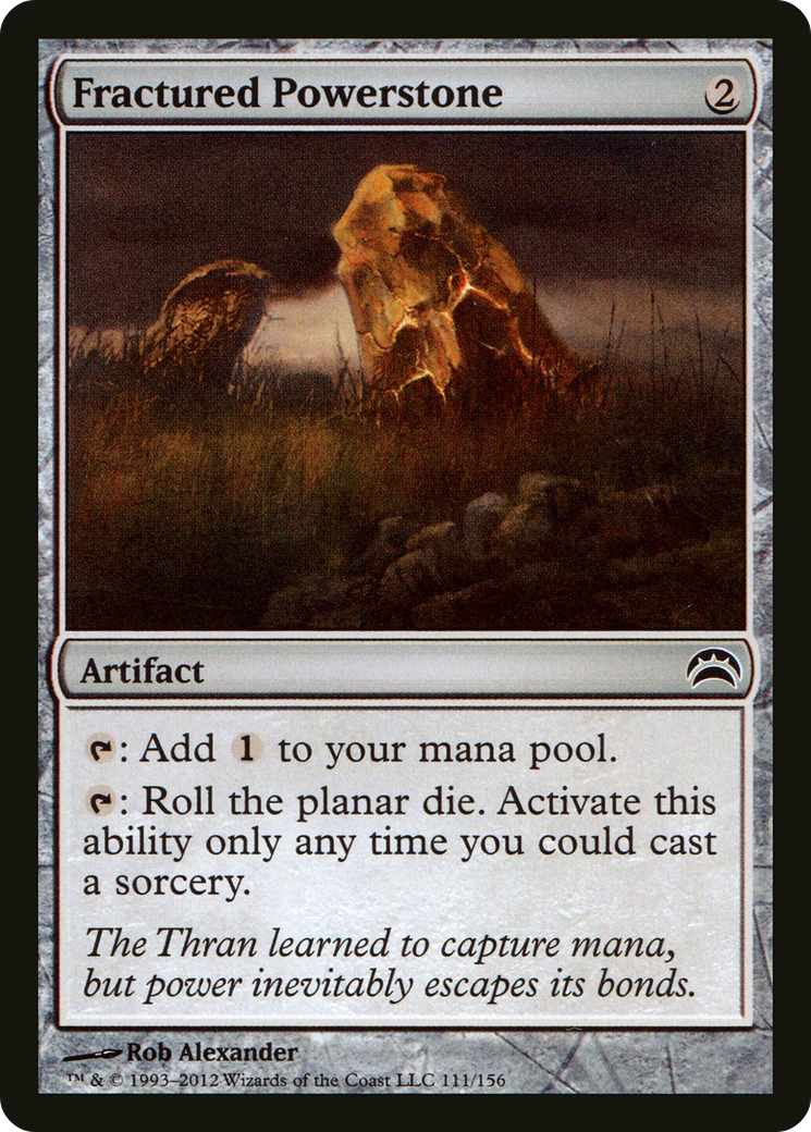 Fractured Powerstone (PC2-111) - Planechase 2012 Foil | Grognard Games