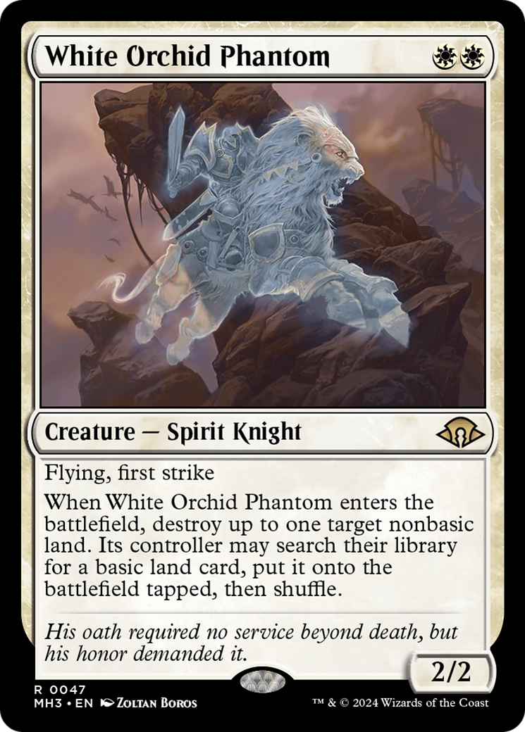 White Orchid Phantom [Modern Horizons 3] | Grognard Games