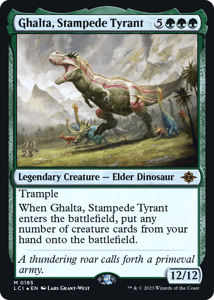 Ghalta, Stampede Tyrant [The Lost Caverns of Ixalan Prerelease Cards] | Grognard Games