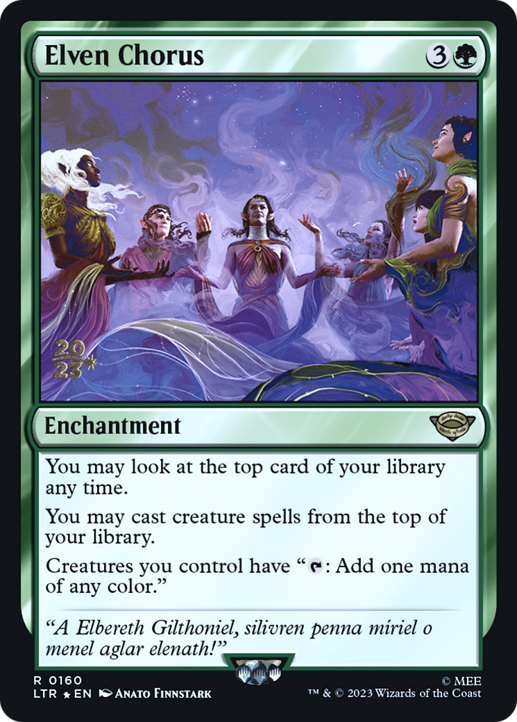 Elven Chorus [The Lord of the Rings: Tales of Middle-Earth Prerelease Promos] | Grognard Games