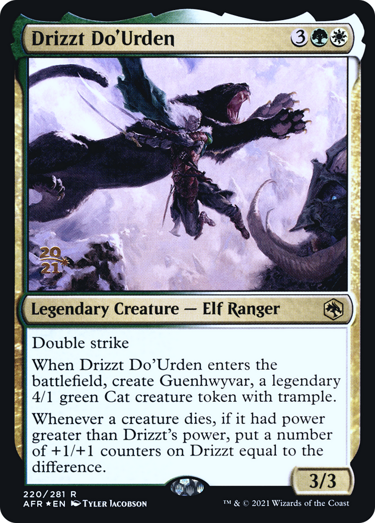 Drizzt Do'Urden [Dungeons & Dragons: Adventures in the Forgotten Realms Prerelease Promos] | Grognard Games
