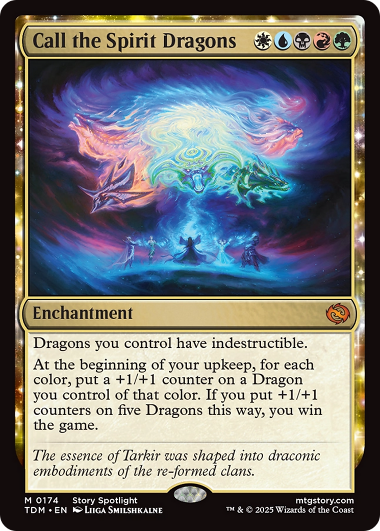 Call the Spirit Dragons [Tarkir: Dragonstorm] | Grognard Games