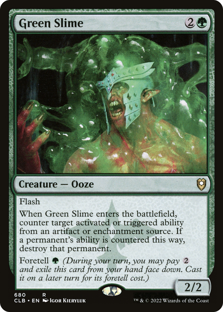 Green Slime [Commander Legends: Battle for Baldur's Gate] | Grognard Games