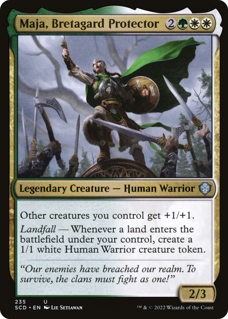 Maja, Bretagard Protector [Starter Commander Decks] | Grognard Games