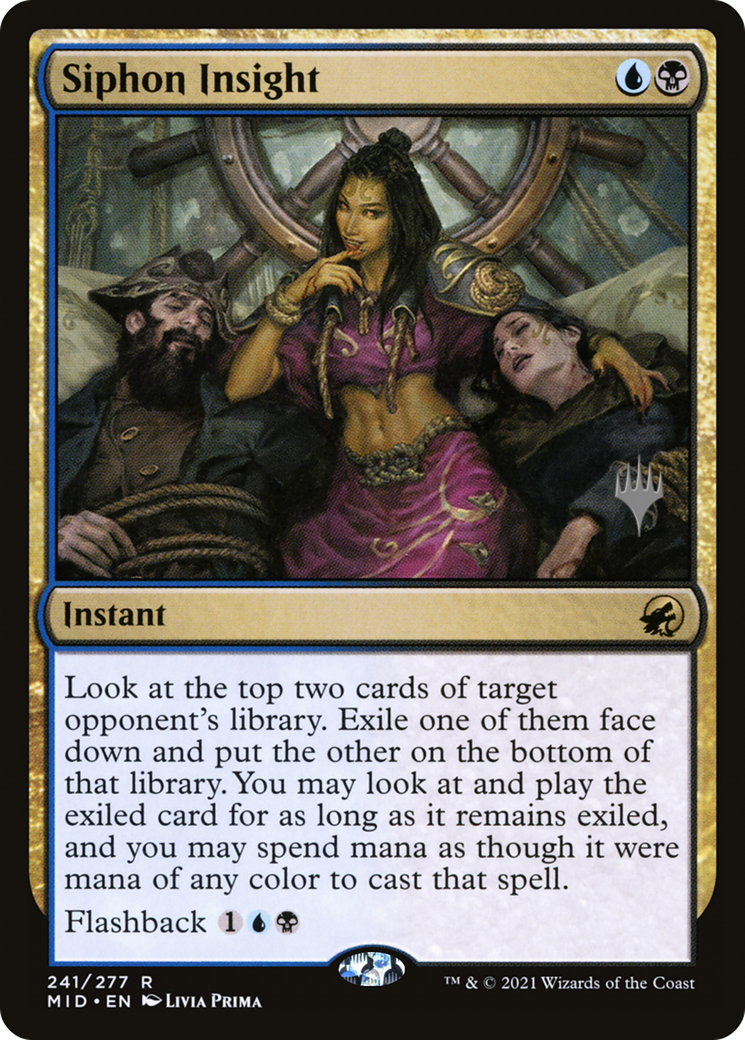 Siphon Insight (Promo Pack) [Innistrad: Midnight Hunt Promos] | Grognard Games