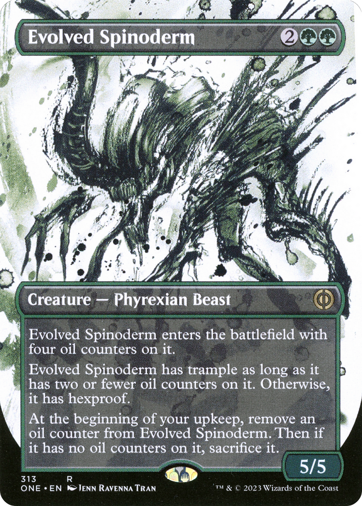 Evolved Spinoderm (Borderless Ichor) [Phyrexia: All Will Be One] | Grognard Games