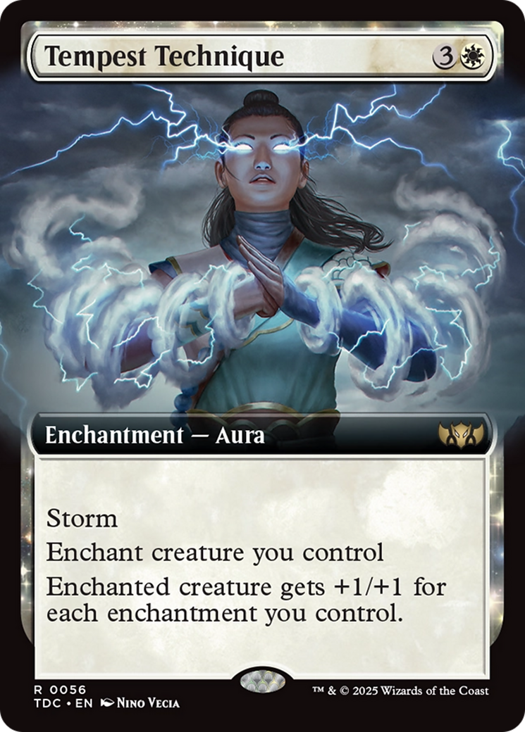 Tempest Technique (Extended Art) [Tarkir: Dragonstorm Commander] | Grognard Games