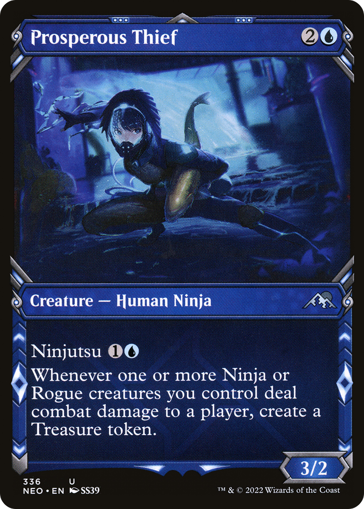 Prosperous Thief (Showcase Ninja) [Kamigawa: Neon Dynasty] | Grognard Games