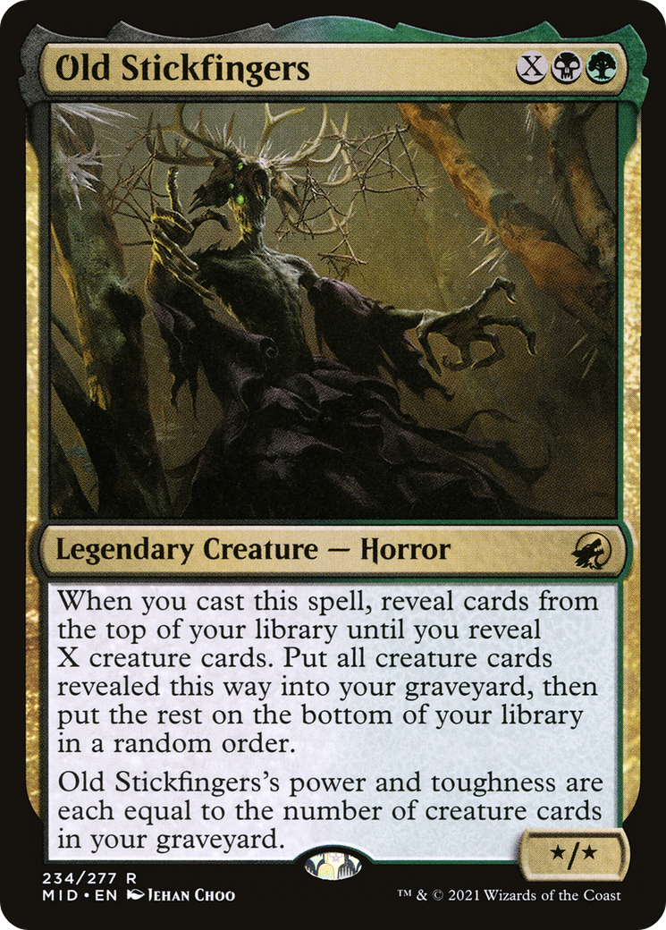Old Stickfingers [Innistrad: Midnight Hunt] | Grognard Games
