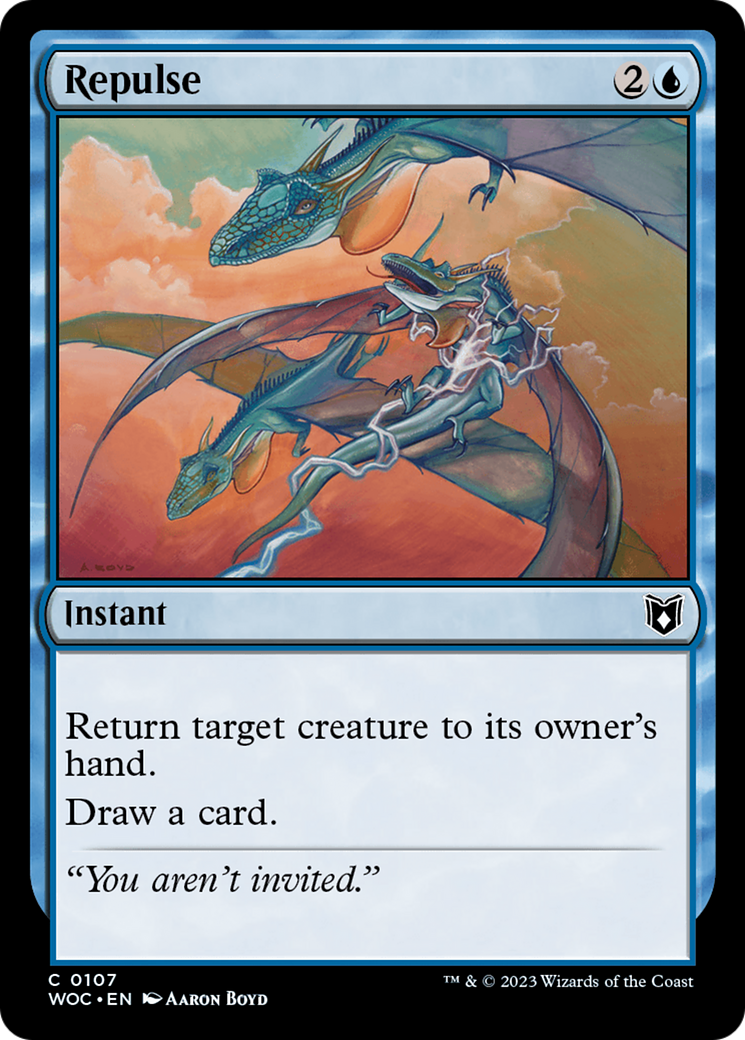 Repulse [Wilds of Eldraine Commander] | Grognard Games
