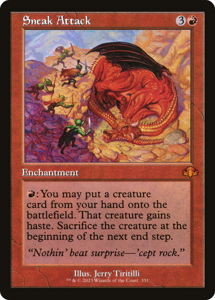 Sneak Attack (Retro) [Dominaria Remastered] | Grognard Games