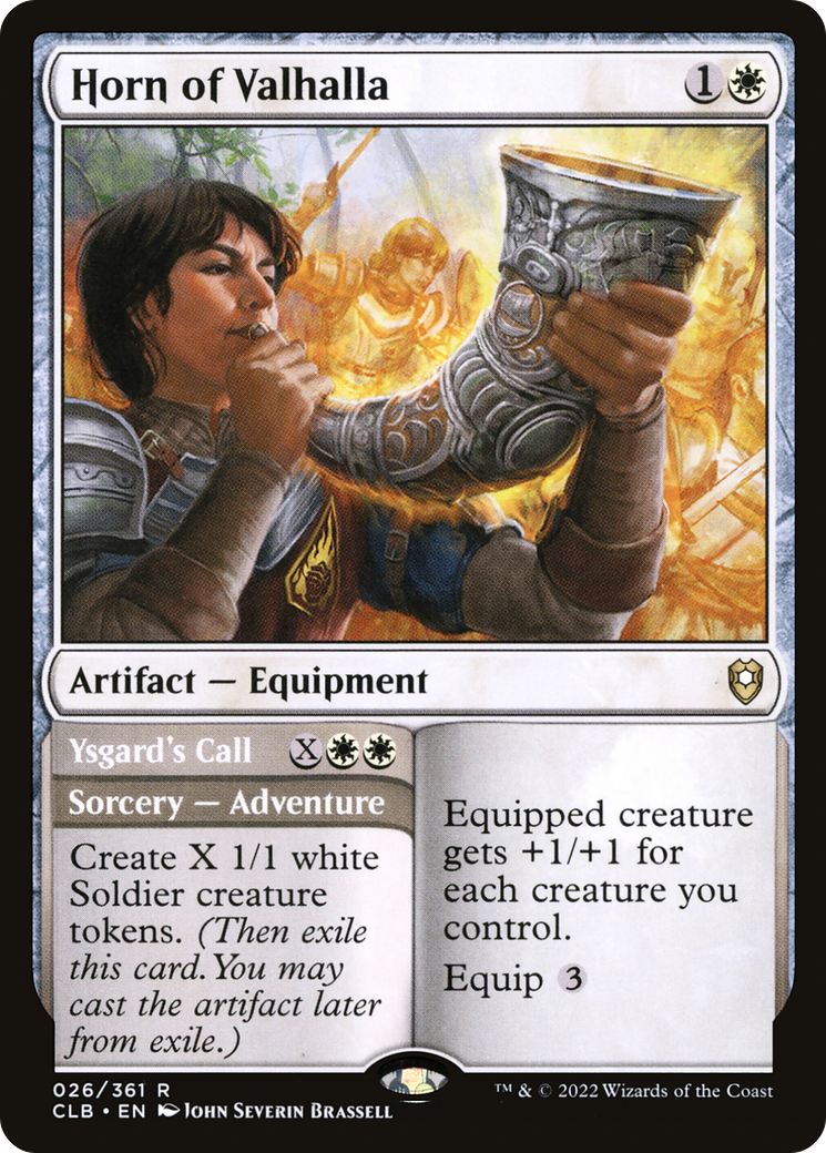 Horn of Valhalla // Ysgard's Call [Commander Legends: Battle for Baldur's Gate] | Grognard Games