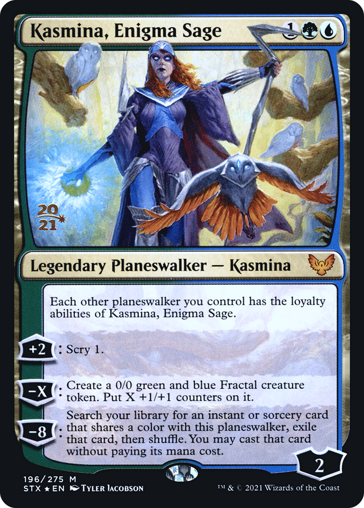 Kasmina, Enigma Sage [Strixhaven: School of Mages Prerelease Promos] | Grognard Games