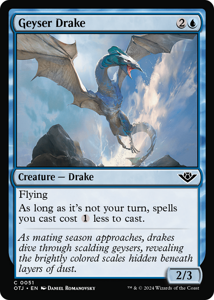 Geyser Drake [Outlaws of Thunder Junction] | Grognard Games