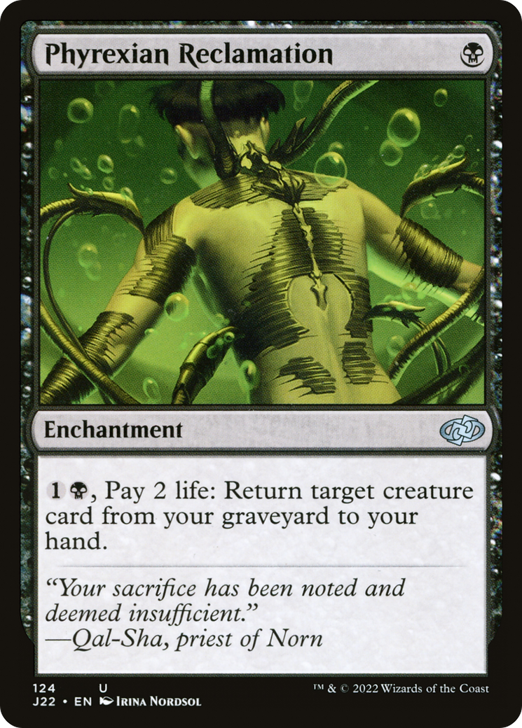 Phyrexian Reclamation [Jumpstart 2022] | Grognard Games