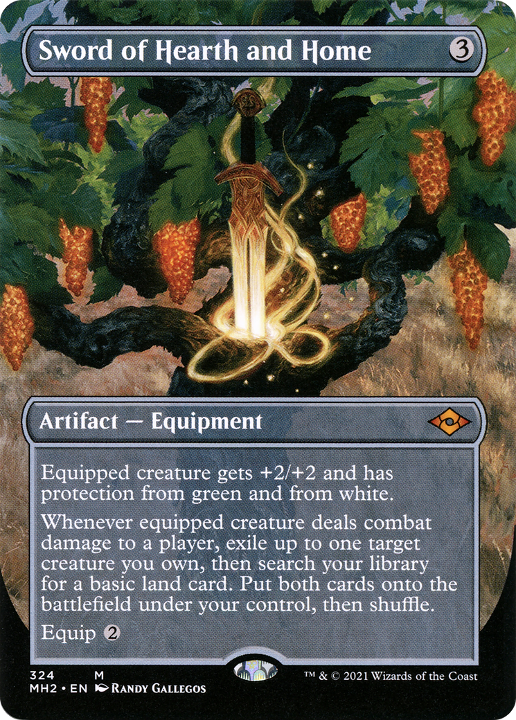 Sword of Hearth and Home (Borderless Alternate Art) [Modern Horizons 2] | Grognard Games