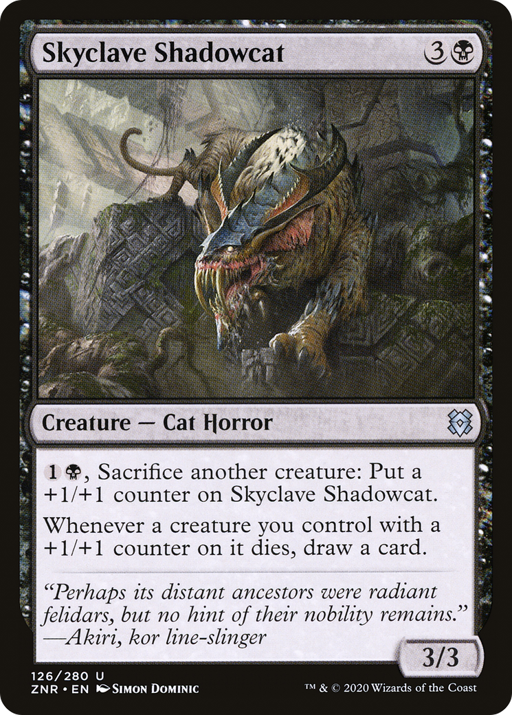 Skyclave Shadowcat [Zendikar Rising] | Grognard Games
