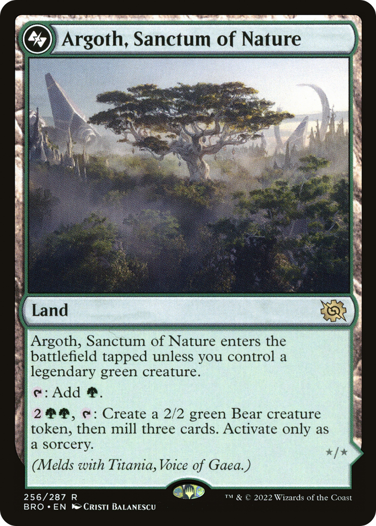 Argoth, Sanctum of Nature [The Brothers' War] | Grognard Games