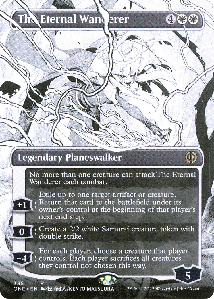 The Eternal Wanderer (Borderless Manga) [Phyrexia: All Will Be One] | Grognard Games