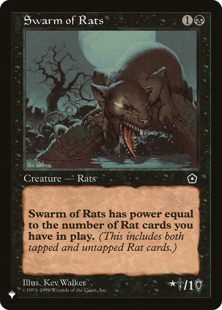 Swarm of Rats [The List Reprints] | Grognard Games