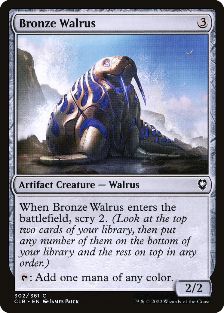 Bronze Walrus [Commander Legends: Battle for Baldur's Gate] | Grognard Games