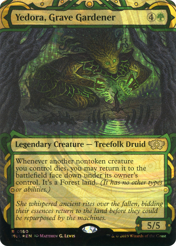 Yedora, Grave Gardener (Halo Foil) [Multiverse Legends] | Grognard Games