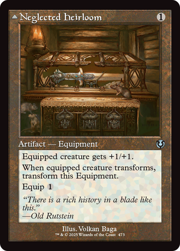 Neglected Heirloom (Retro Frame) [Innistrad Remastered] | Grognard Games