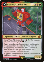 Blaster, Combat DJ // Blaster, Morale Booster [Universes Beyond: Transformers] | Grognard Games
