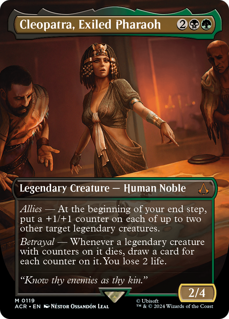 Cleopatra, Exiled Pharaoh (Borderless) [Assassin's Creed] | Grognard Games